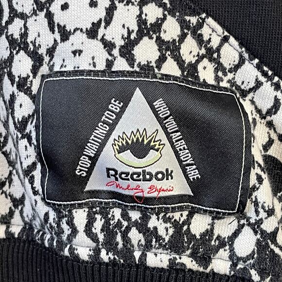 Reebok x Melody Ehsani Snakeskin Color Block Sweatshirt Size XL - Picture 4 of 6